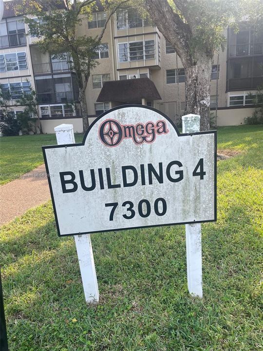 Building 4 - 7300 NW 17 Street Plantation 33313 - Sign on the Back of the Building.