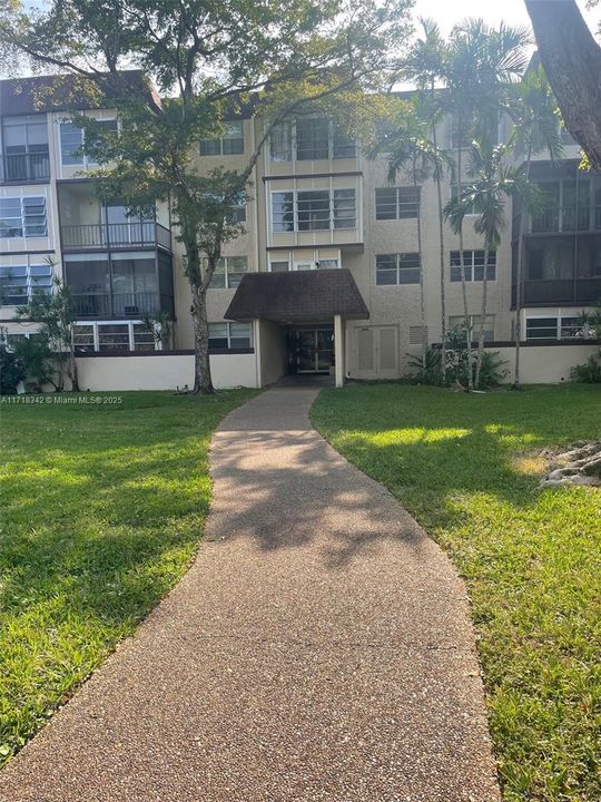 Front Entrance to the Building.