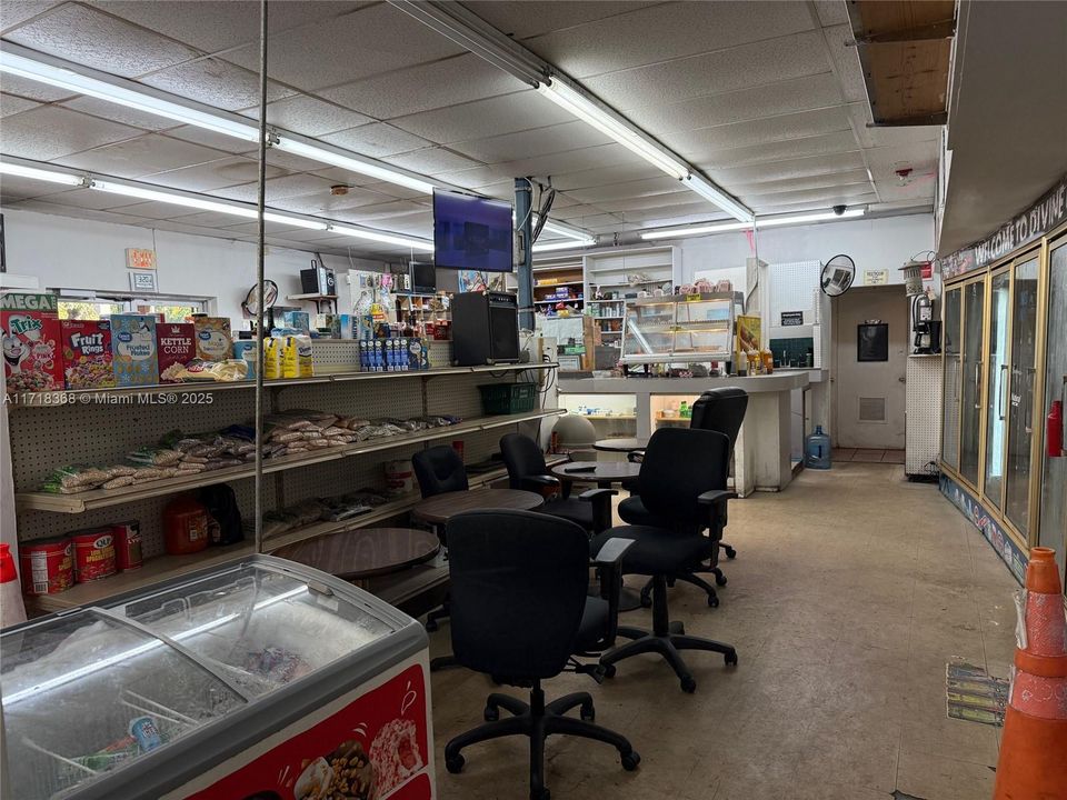 Rear Aisle of the Convenience Store