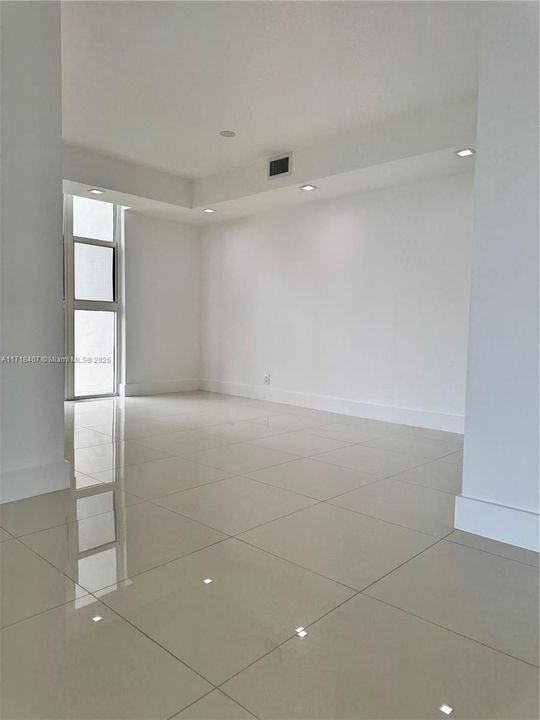 view of dining room from living room.