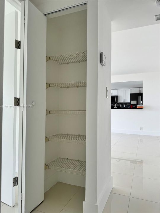 Large linen closet in Hallway