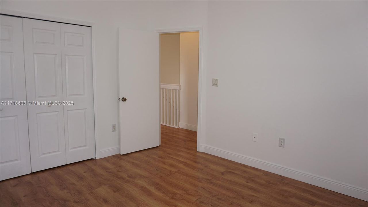 Bedroom 2 with closet.