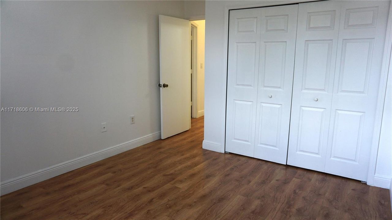 Bedroom 3 with closet.