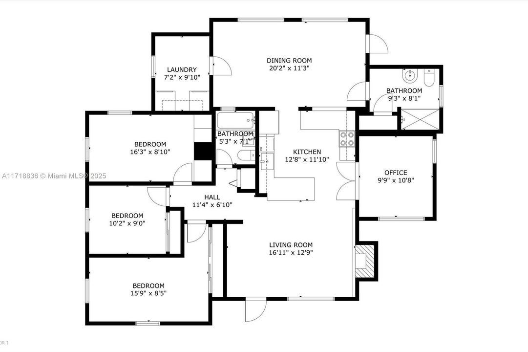 For Sale: $679,000 (3 beds, 2 baths, 1407 Square Feet)