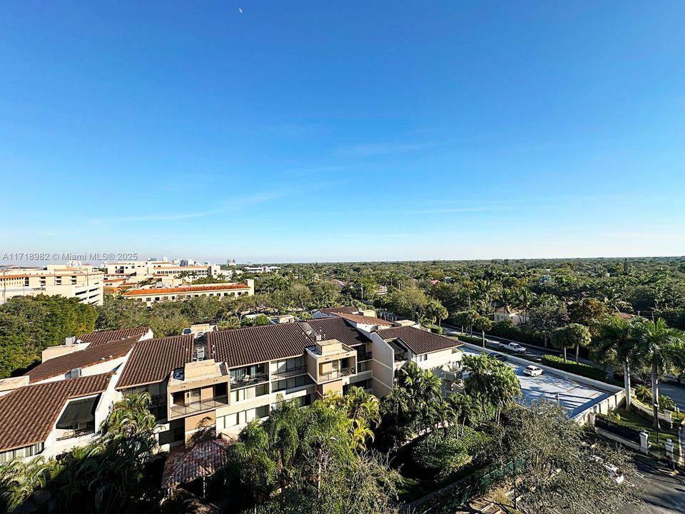 View from both balconies