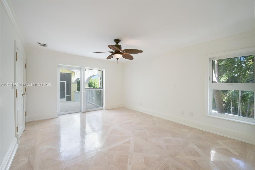 One of four downstairs bedrooms