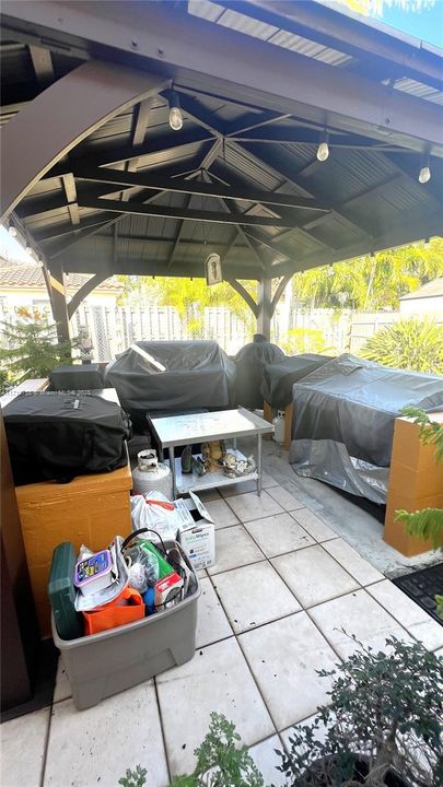 Covered Patio Kitchen and BBQ Area