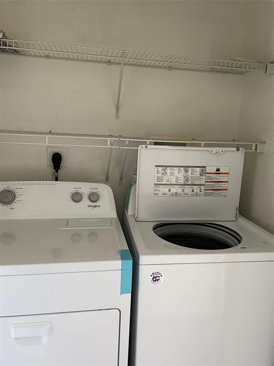 Laundry closet