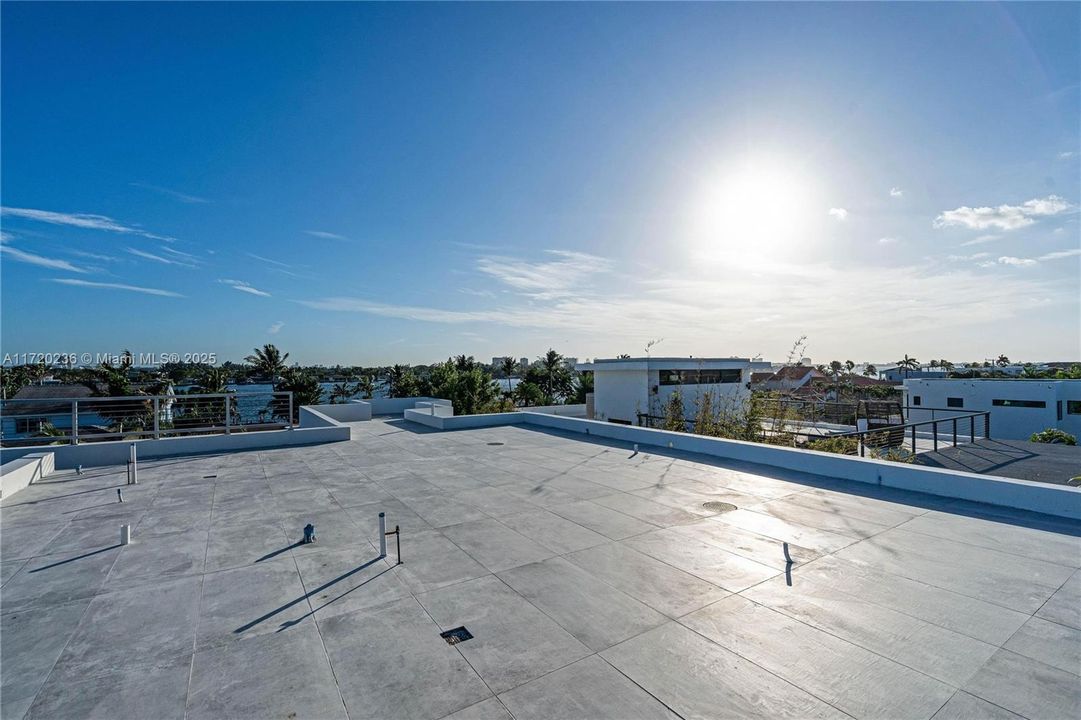 Rooftop overlooking Downtown Skyline