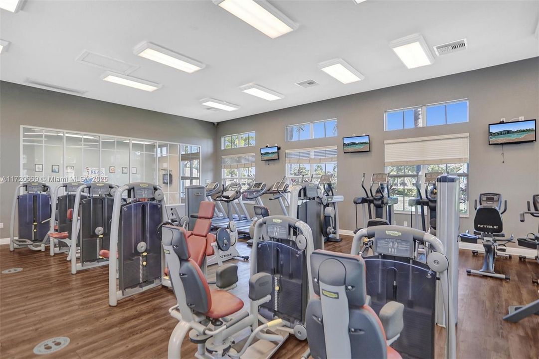 Isles at Bayshore Clubhouse Community Fitness Room