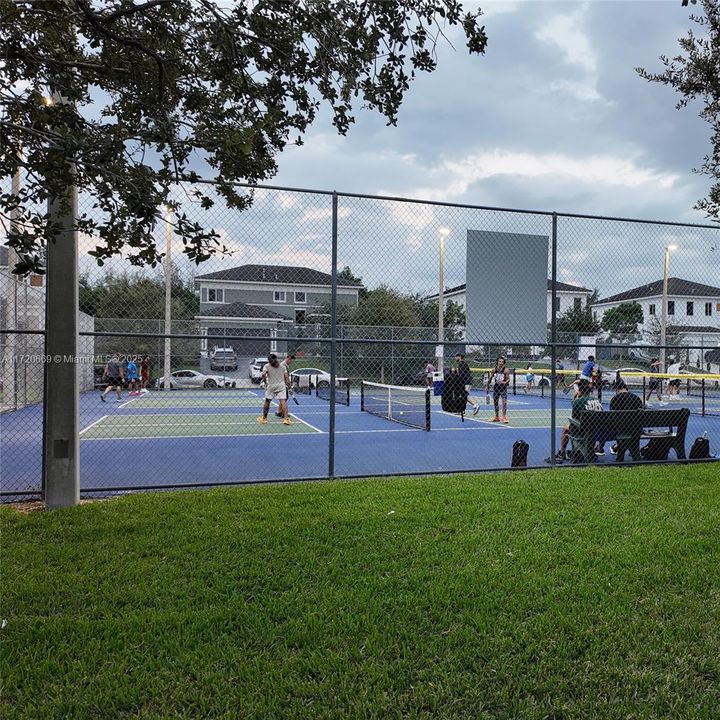 Pickleball courts at Saga Bay Park