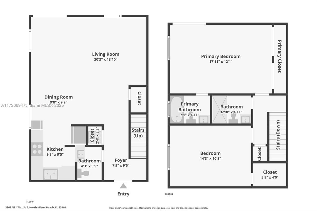 For Sale: $450,000 (2 beds, 2 baths, 1200 Square Feet)