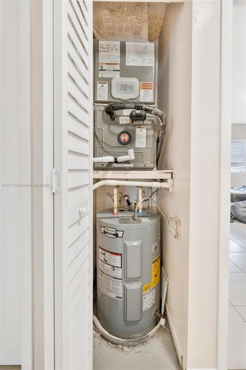 131 Unit 1 A/C & Water Heater