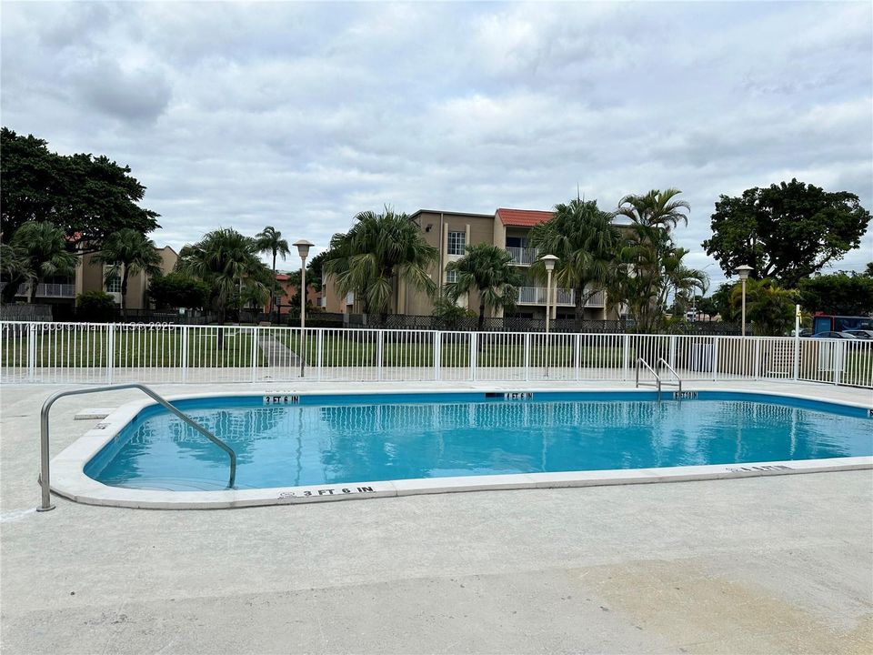 One of the community pools