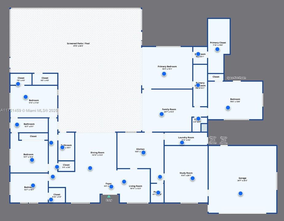 最近售出: $1,000,000 (5 贝兹, 3 浴室, 3577 平方英尺)