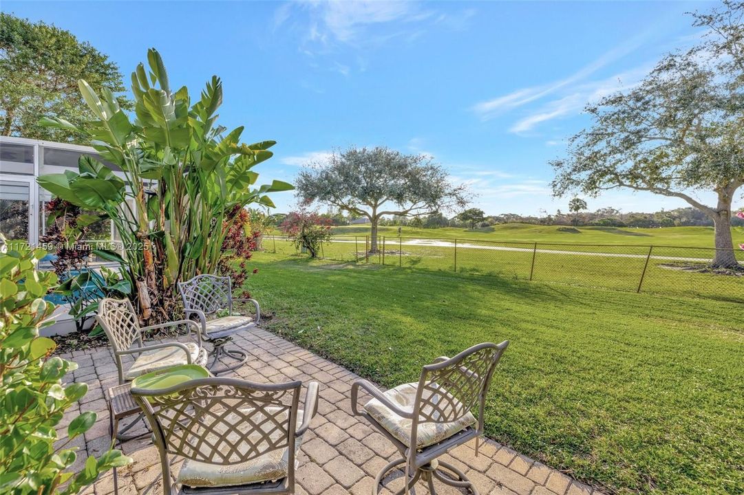 sitting area to watch the sun set