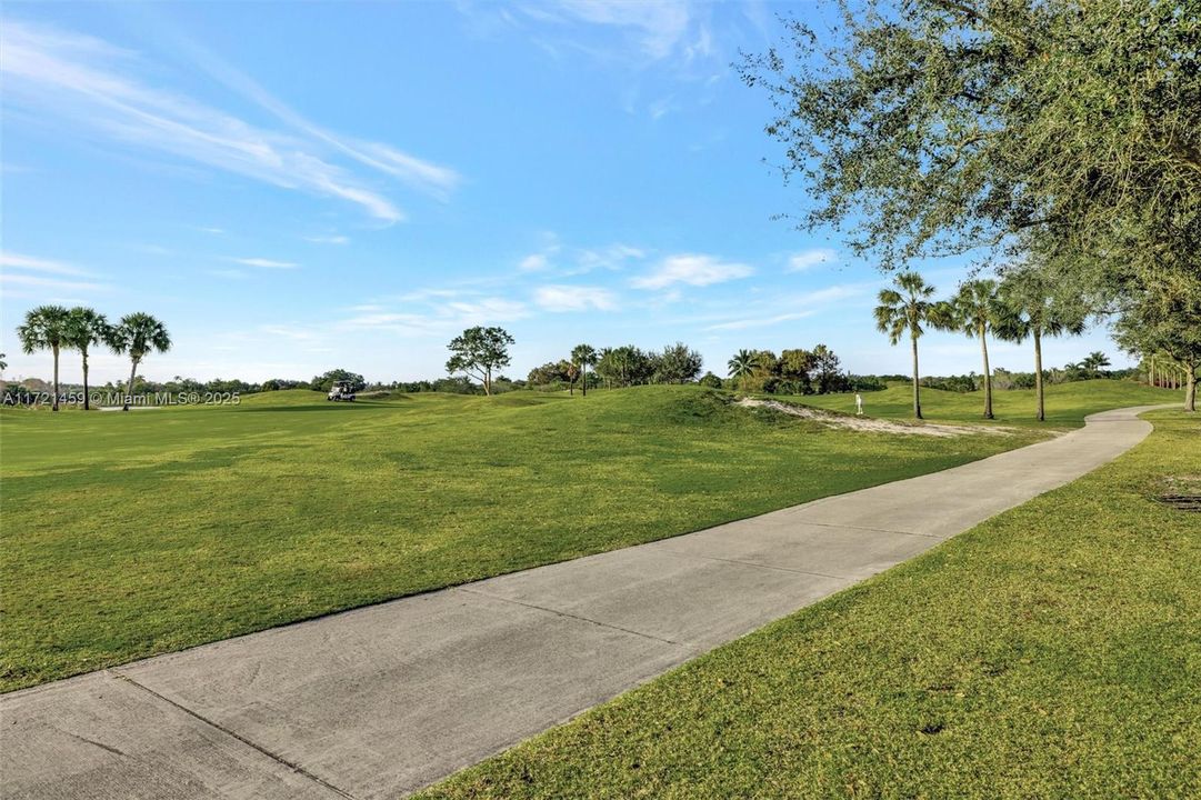 Golf Cart Path behind home. Off 13th hole.