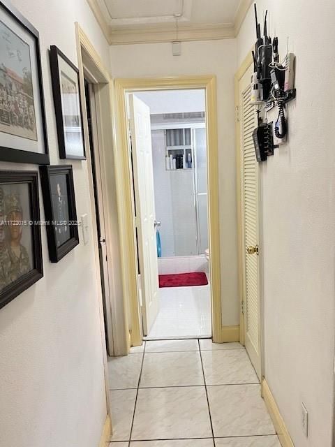 Hall to Beds/Bath at front unit.