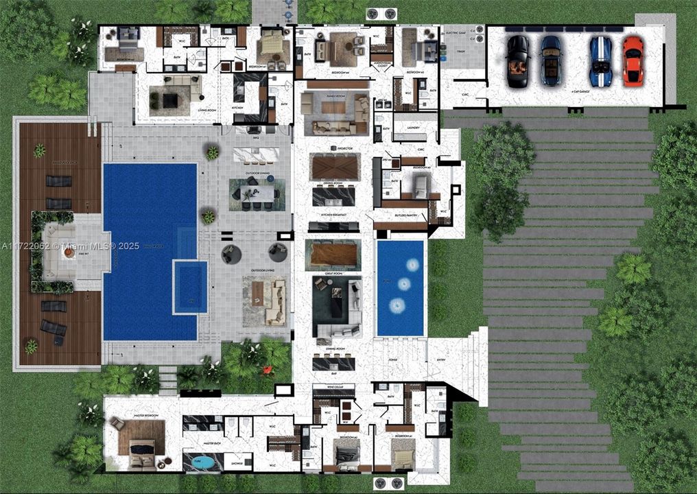 En Venta: $8,350,000 (8 camas, 9 baños, 8140 Pies cuadrados)