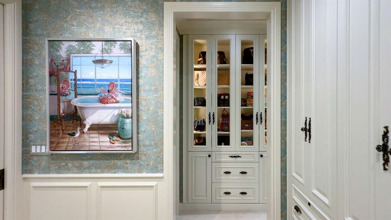 Primary closet