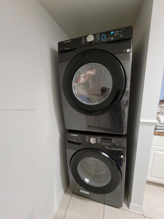 New laundry in unit as of 3/1/2024