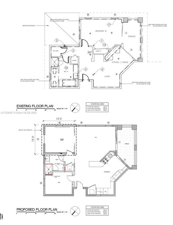 Proposed floor plans approved by the condo association