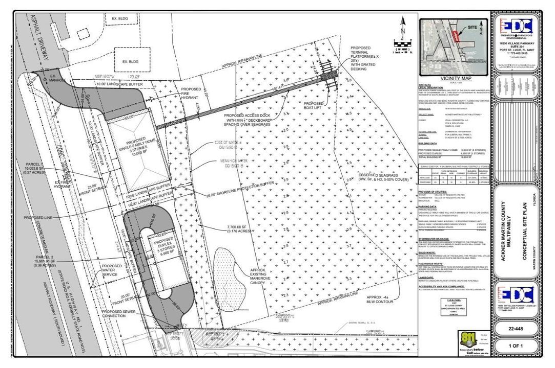 Plan for single family and duplex