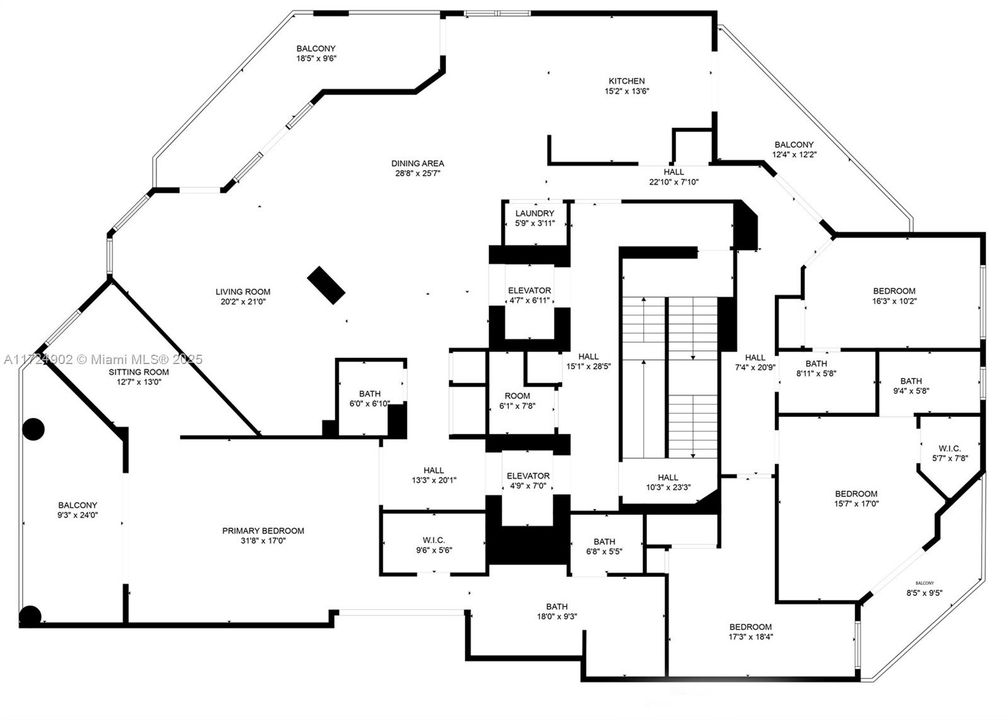 На продажу: $2,500,000 (4 спален, 3 ванн, 3327 Квадратных фут)