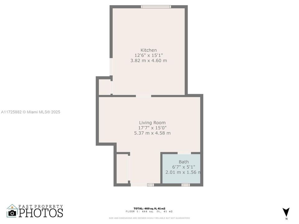 最近售出: $225,000 (1 贝兹, 1 浴室, 460 平方英尺)