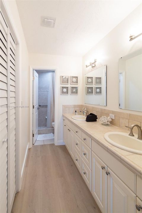 Primary Bathroom with Walkin Closet
