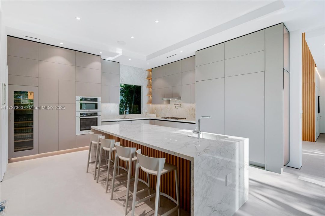 Plenty of storage in this top of the line kitchen