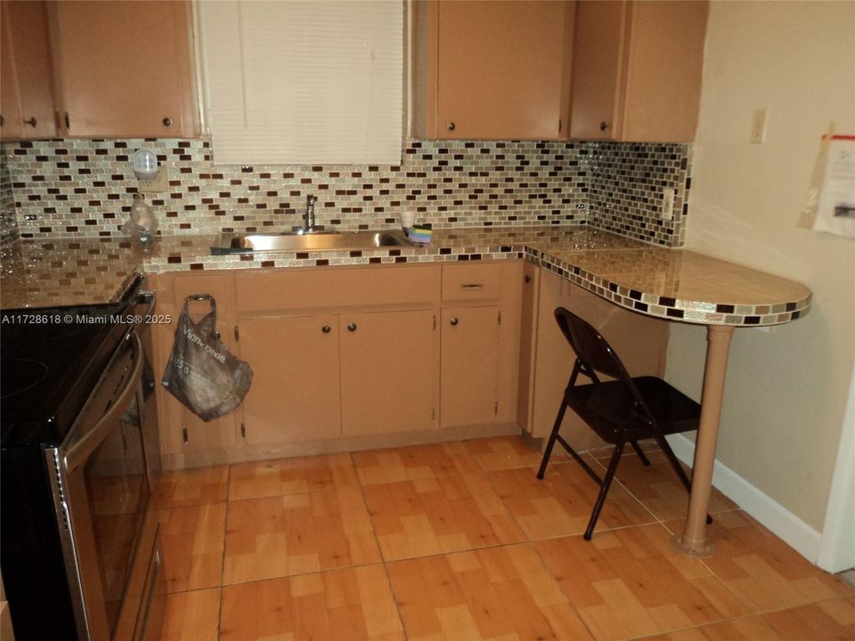 Spacious area & counter space