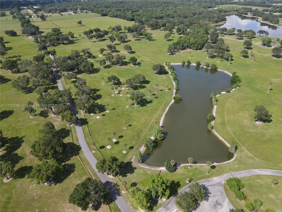 1/3 interest in 5 acre lake. Property is located on the left of the lake  up to the road
