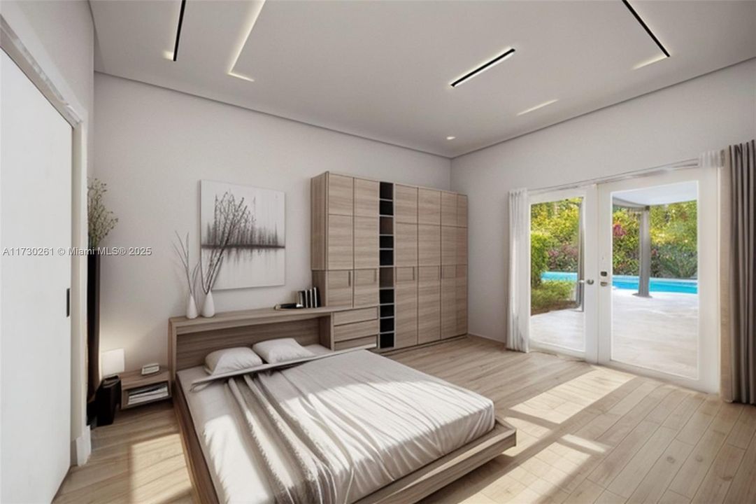 Bedroom # 3 using AI Virtual Staging