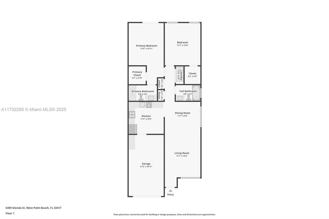 Recently Sold: $260,000 (2 beds, 2 baths, 1107 Square Feet)