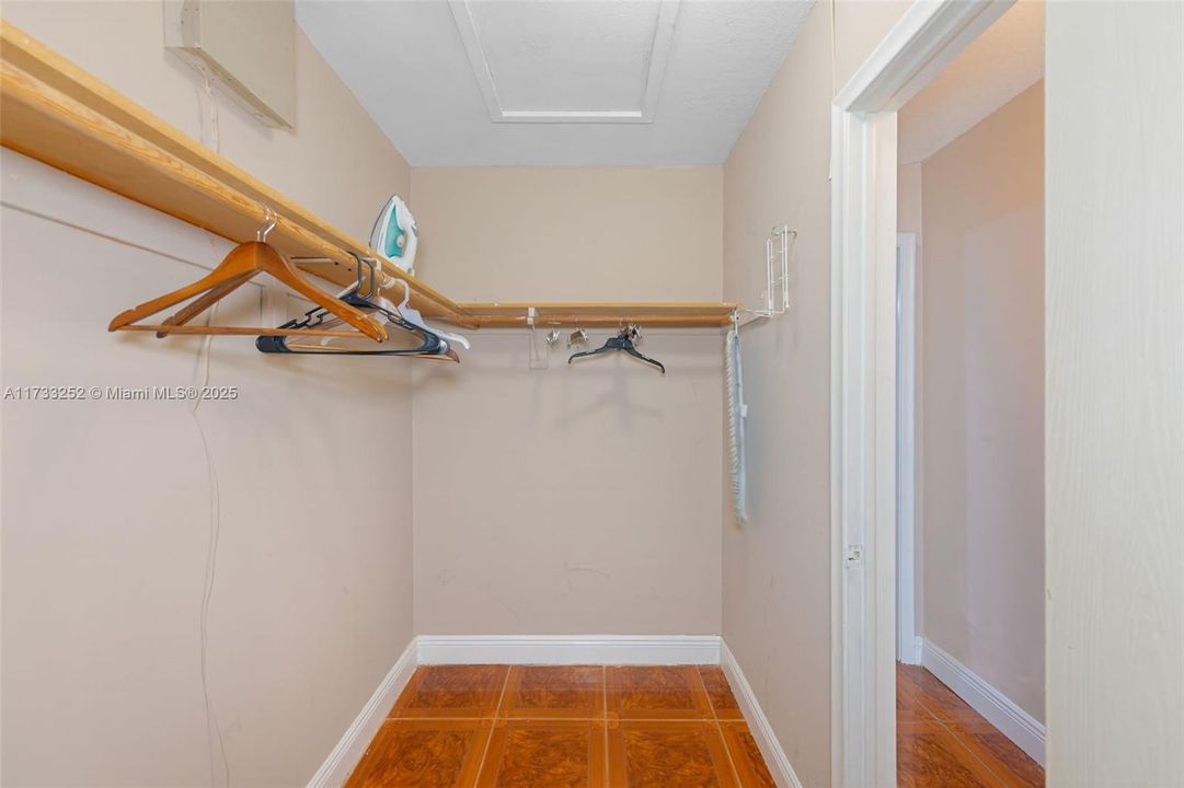 Master closet