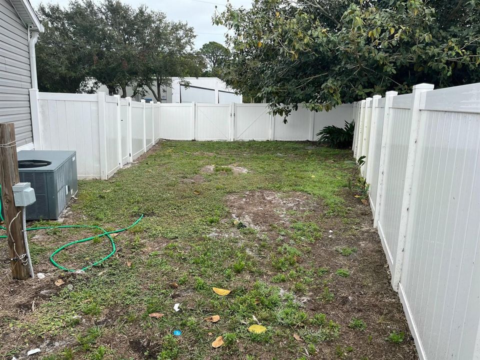 Fenced Yard