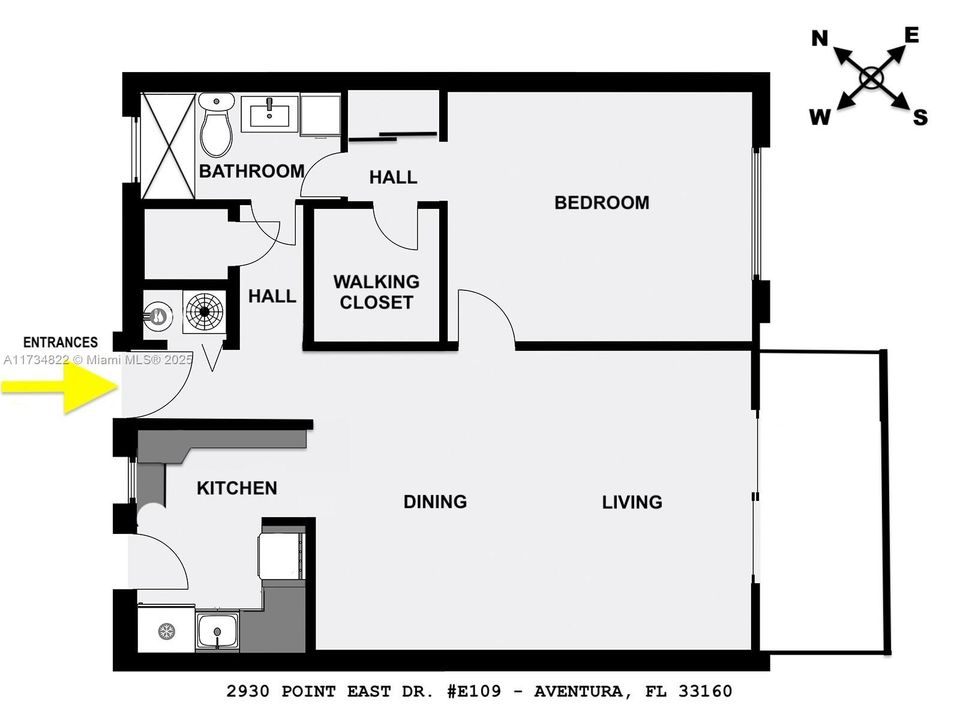 待售: $179,900 (1 贝兹, 1 浴室, 763 平方英尺)