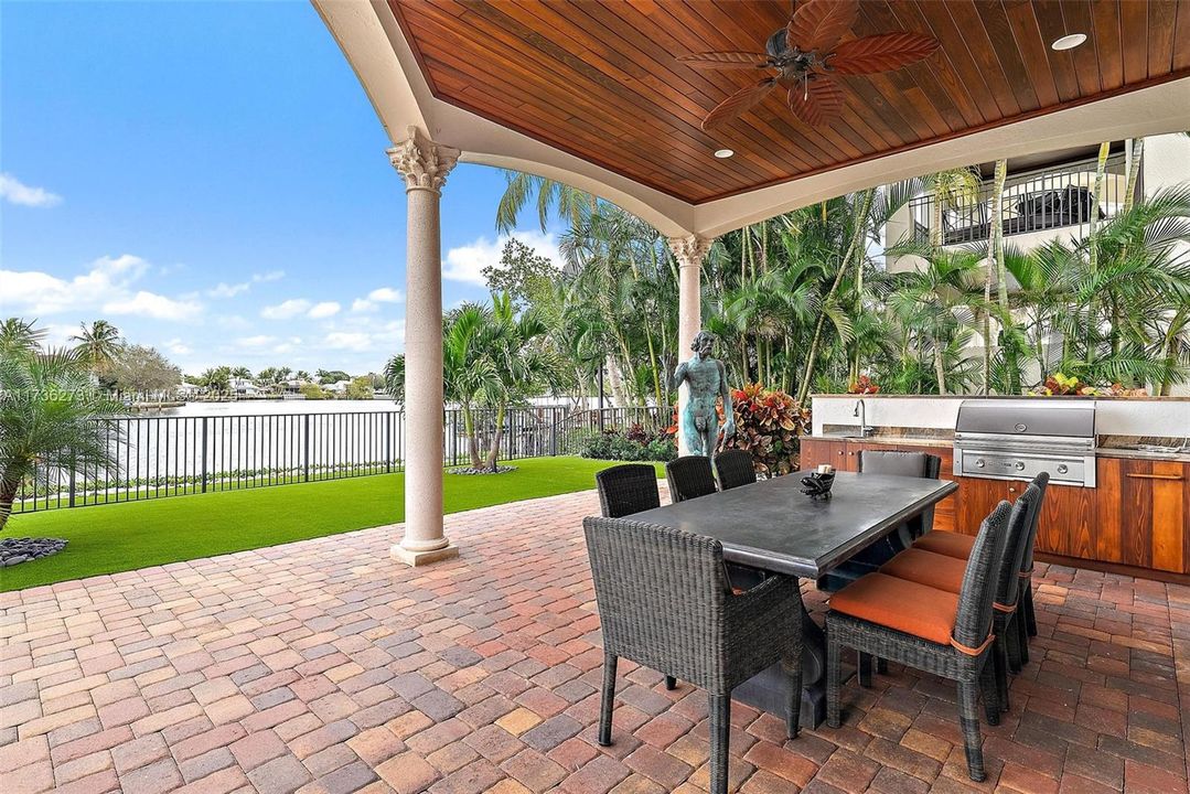 Covered Patio & Summer Kitchen