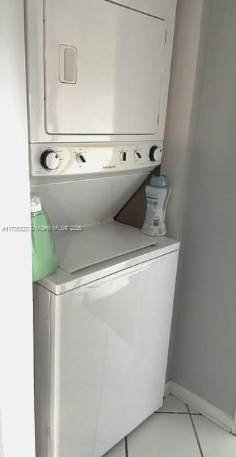 laundry inside apartment