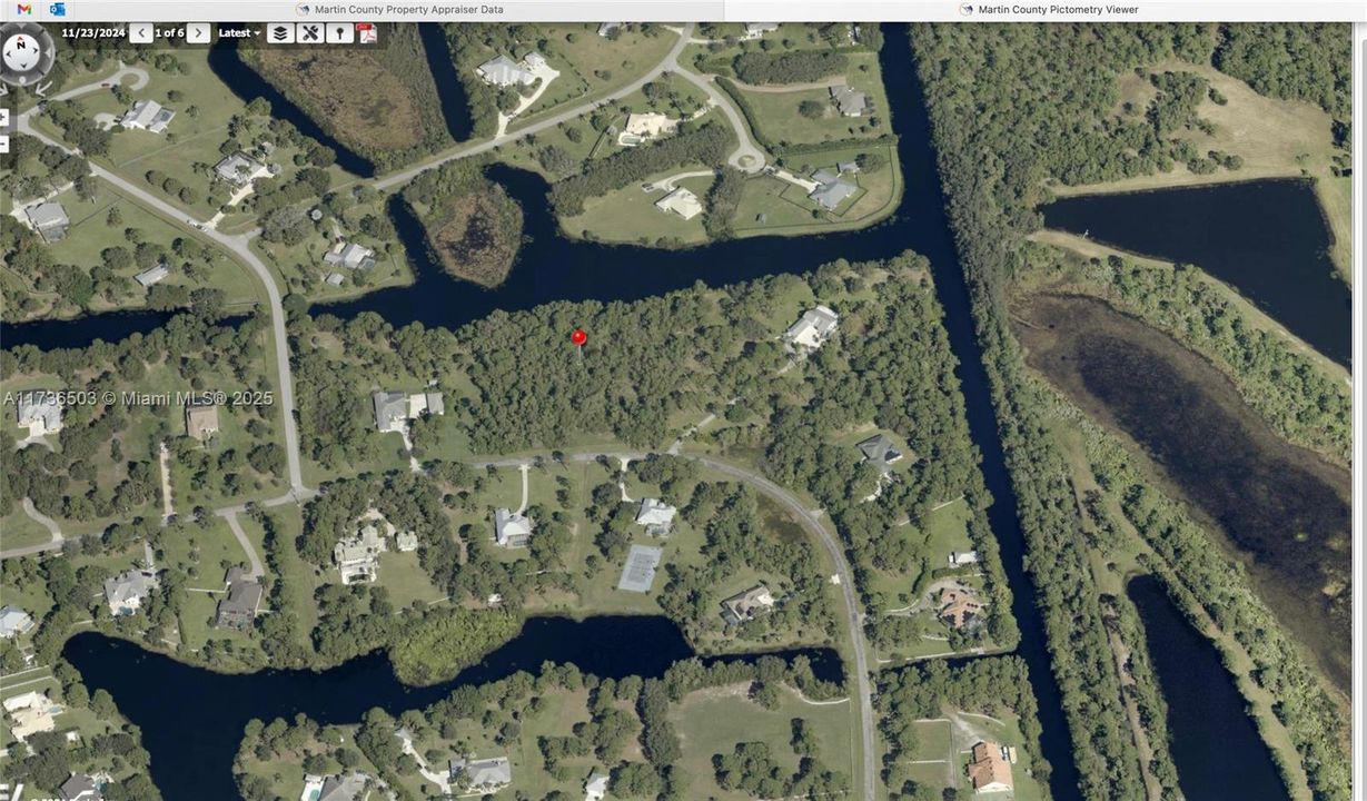 Screenshot from Martin County Property Appraiser's website