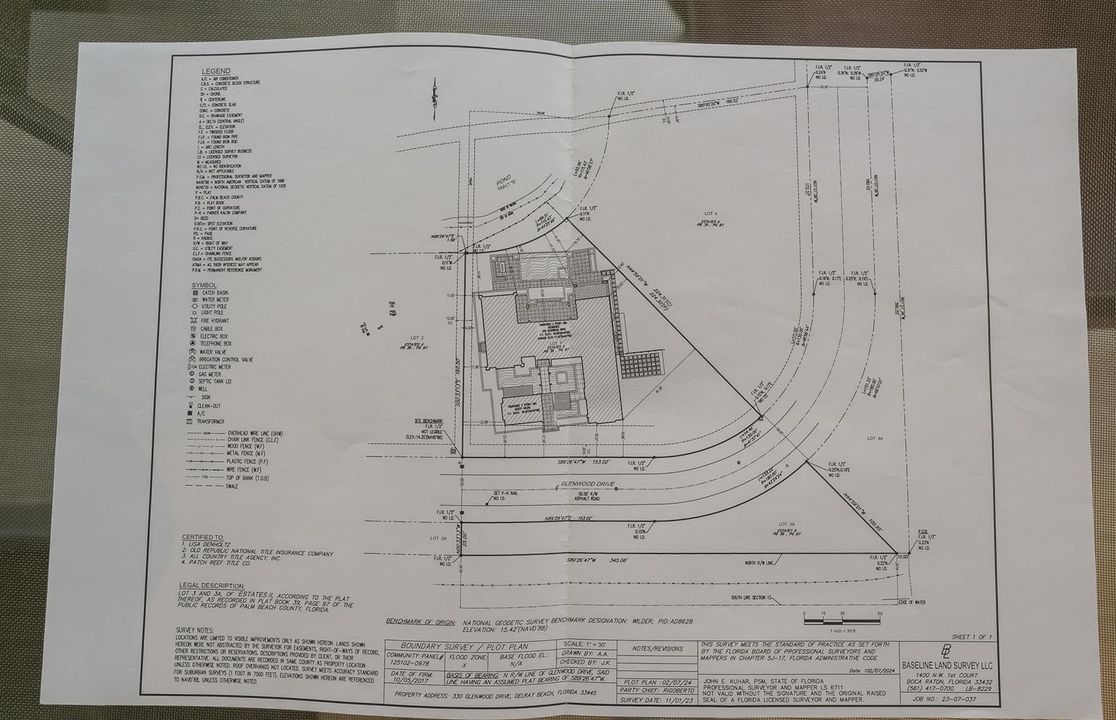 Survey of .97 Total Lot Size