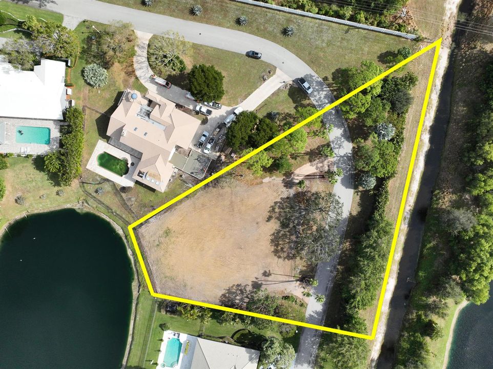 Aerial with Lot Boundaries