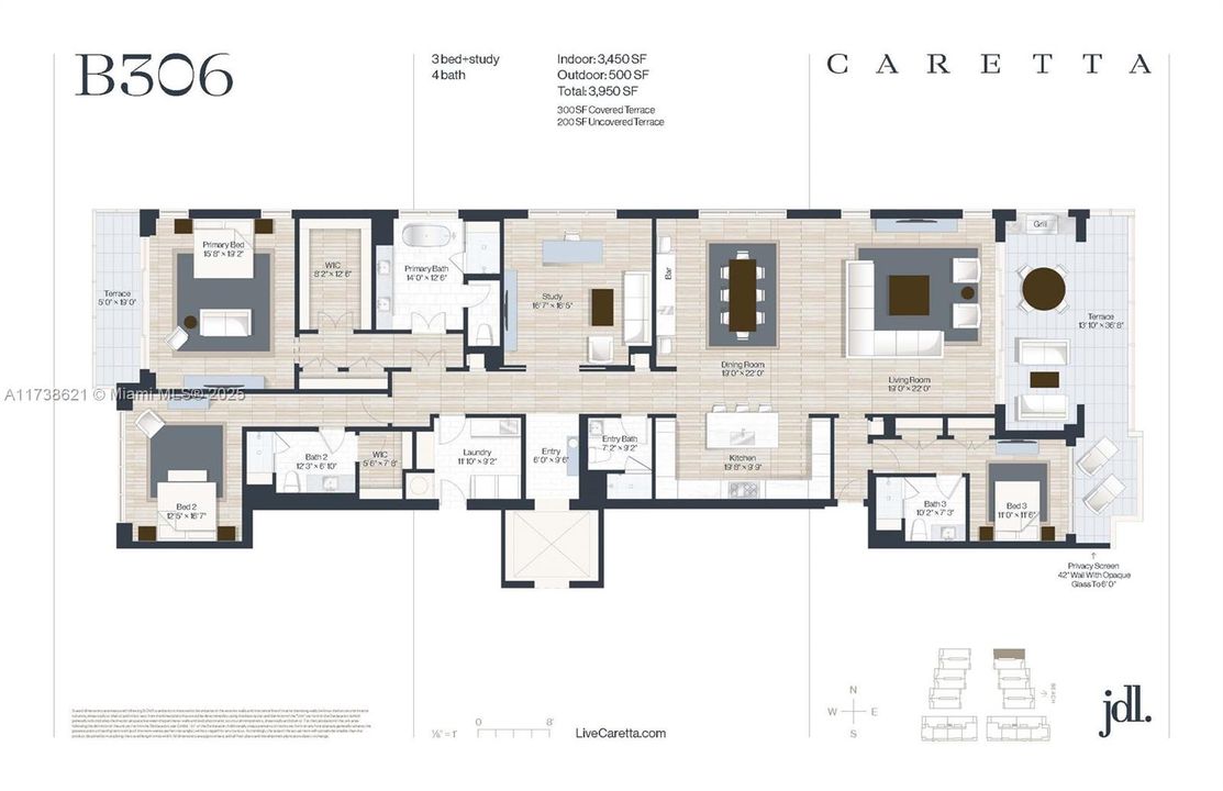 Active With Contract: $4,095,000 (3 beds, 4 baths, 3450 Square Feet)