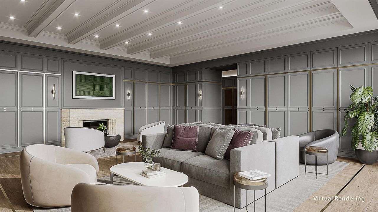 Rooftop Indoor Lounge
