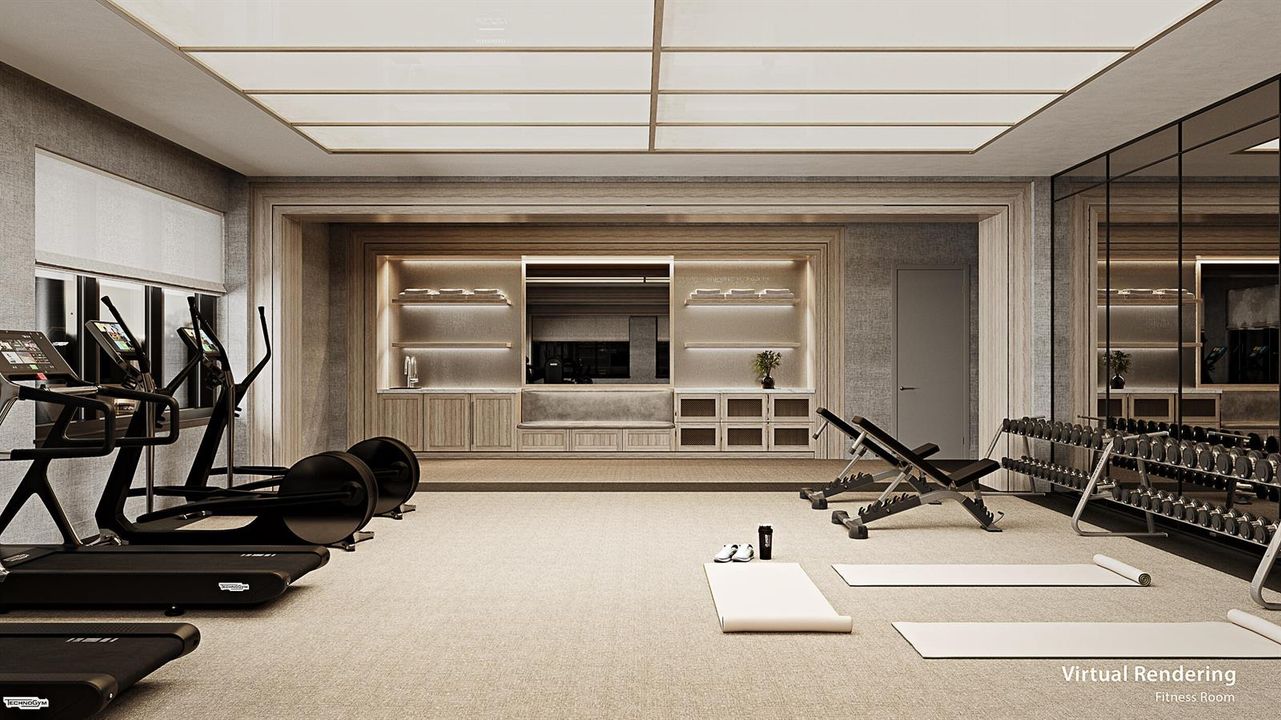 Fitness Center Rendering