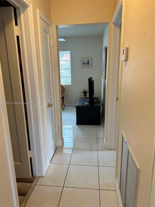 Hallway leading to bedrooms