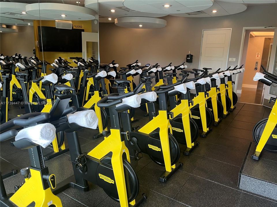 Spa Technogym Spinning classes