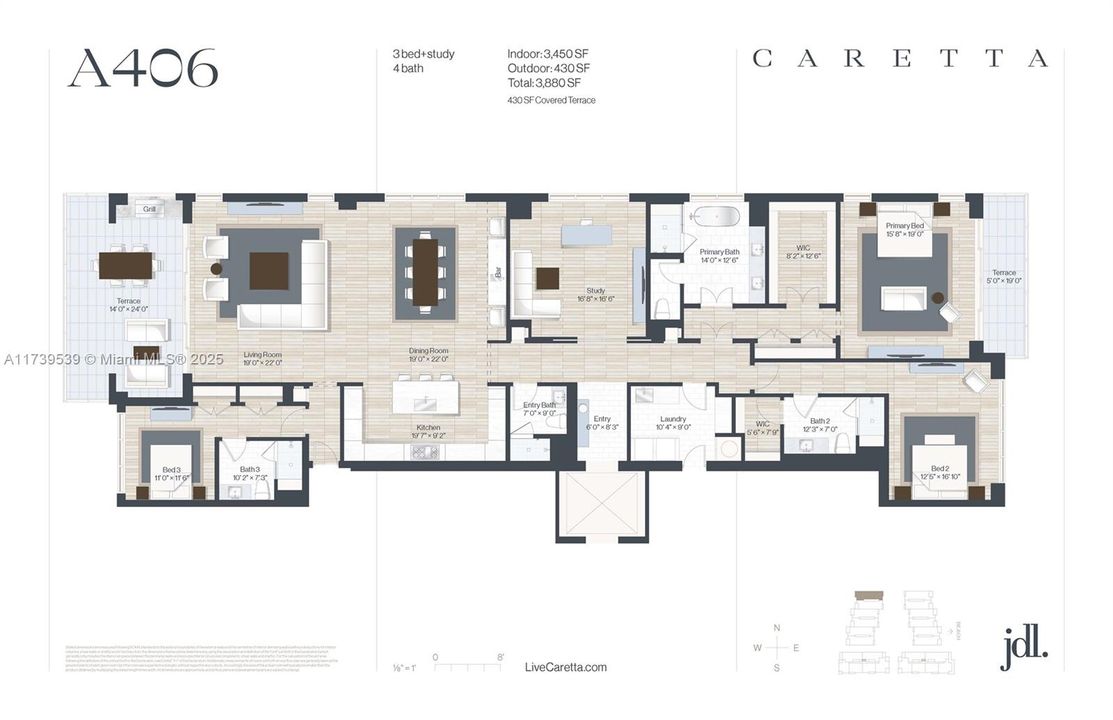 Active With Contract: $3,400,000 (3 beds, 4 baths, 3450 Square Feet)