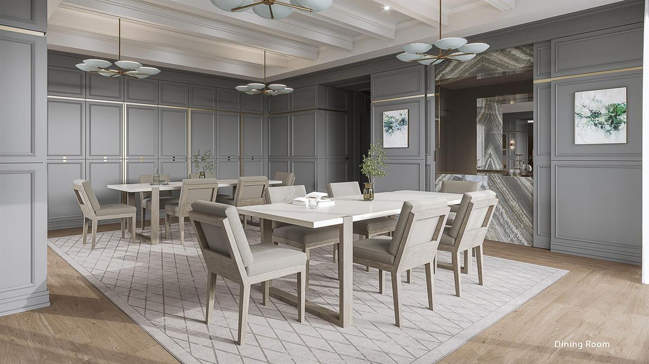 Dining Room Rendering